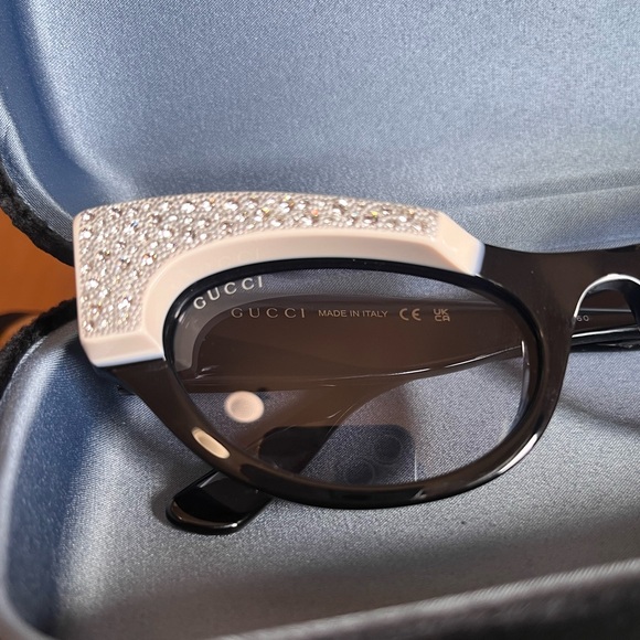 GUCCI Hollywood Cat Eye Sunglasses - Retro - Rhinestone - Picture 6 of 11